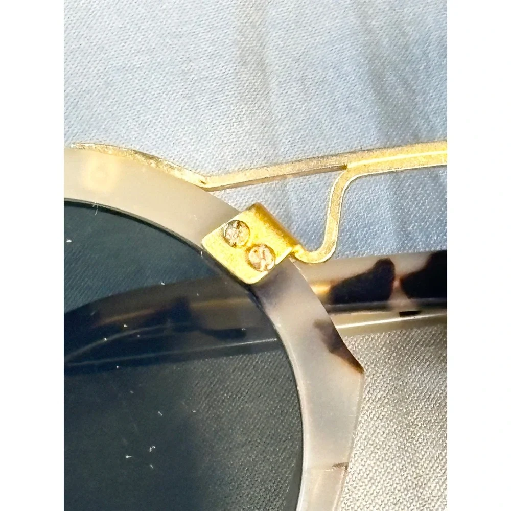 KREWE St. Louis Sunglasses *frames only* women's Oyster Tortoise 24K Gold